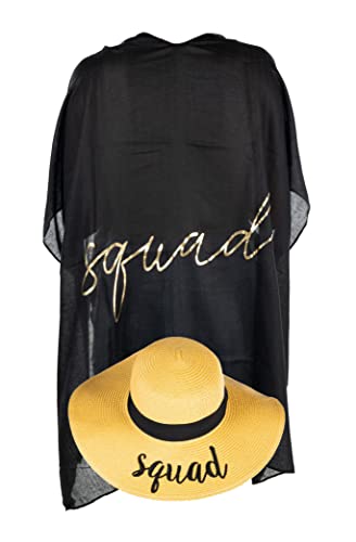 Squad - Natural Hat/Black Cover Up