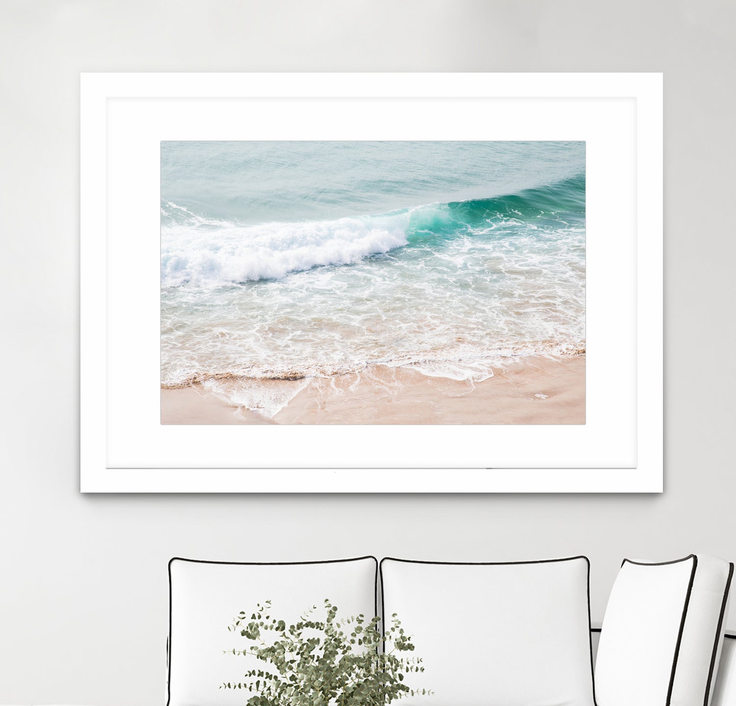 Atlantic Ocean Waves 2 - High Quality Wall Art Print for Home & Office Decor | Perfect for Living Room, Bedroom, or Beach House Decoration