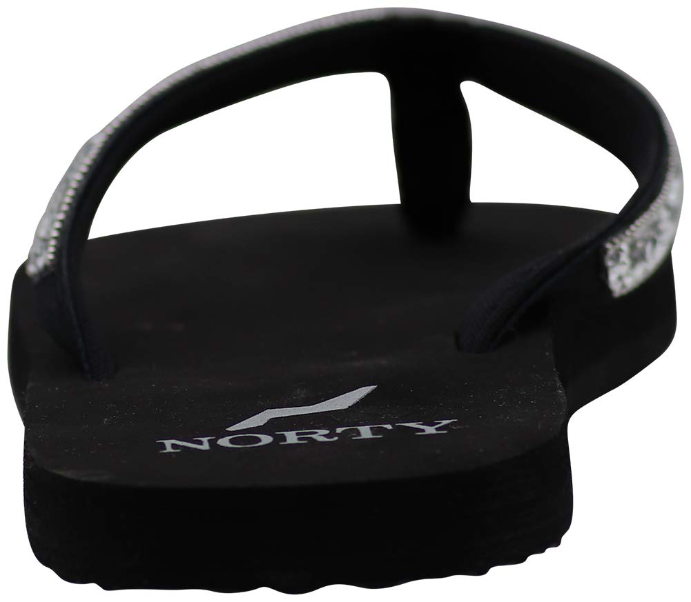 NORTY Women's Casual Flip Flop Thong Sandals - Comfortable Beach, Pool & Everyday Wear - Lightweight Summer Slides for Walking, Travel & Lounging