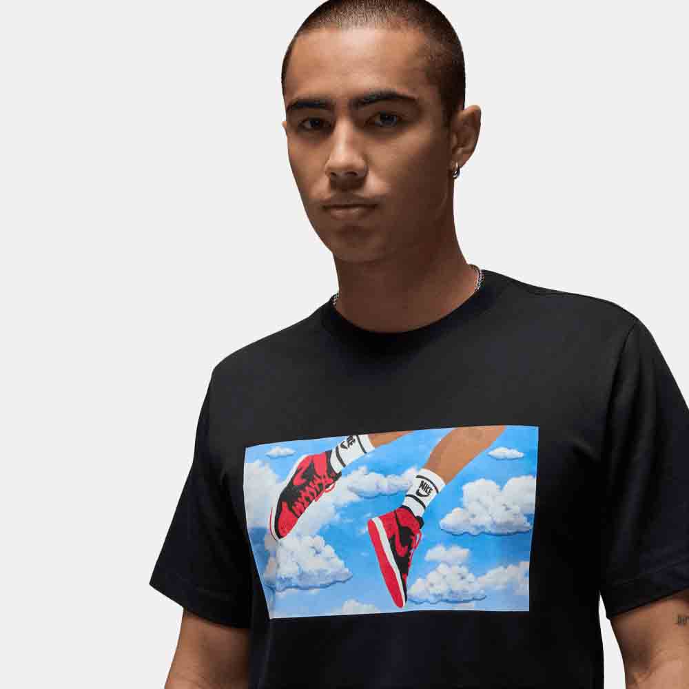 Jordan Flight Essentials T-Shirt for Men - Comfortable Cotton Casual Tee for Basketball, Gym & Streetwear | NBA Fan Apparel