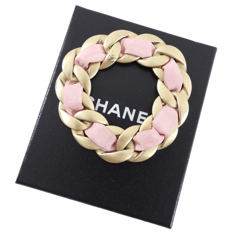 Chanel 09C Pink and Gold Chain Bracelet for Women - Luxury Fashion Jewelry Gift for Birthday, Anniversary & Special Occasions