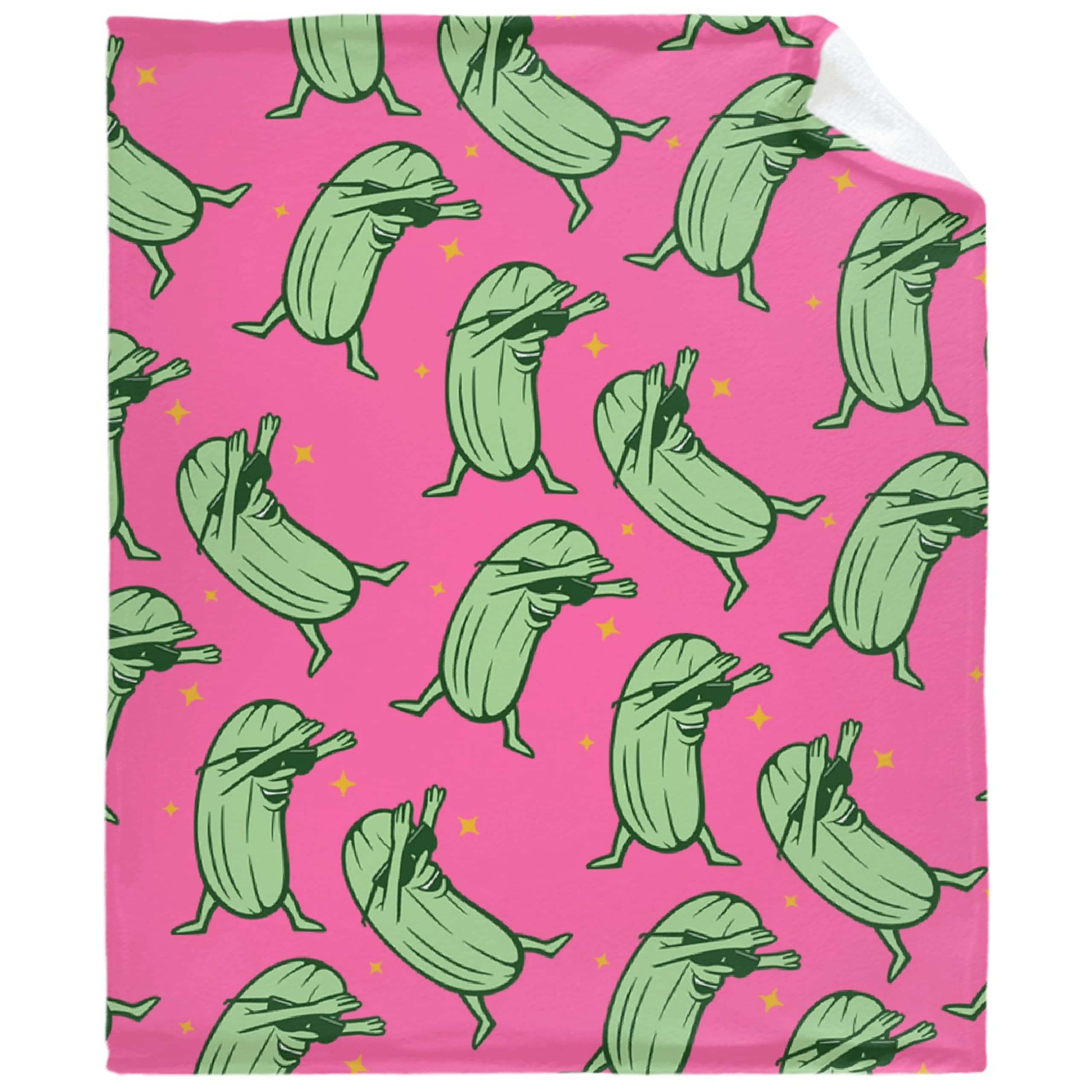 Todeyya Pickle Pink Throw Blanket - Ultra Soft Flannel Fleece Blanket for Gifts, Plush Lightweight Cozy Blanket for Couch, Sofa & Bed - All Season 80x60 Inch - Perfect for Adults, Movie Nights & Home Decor