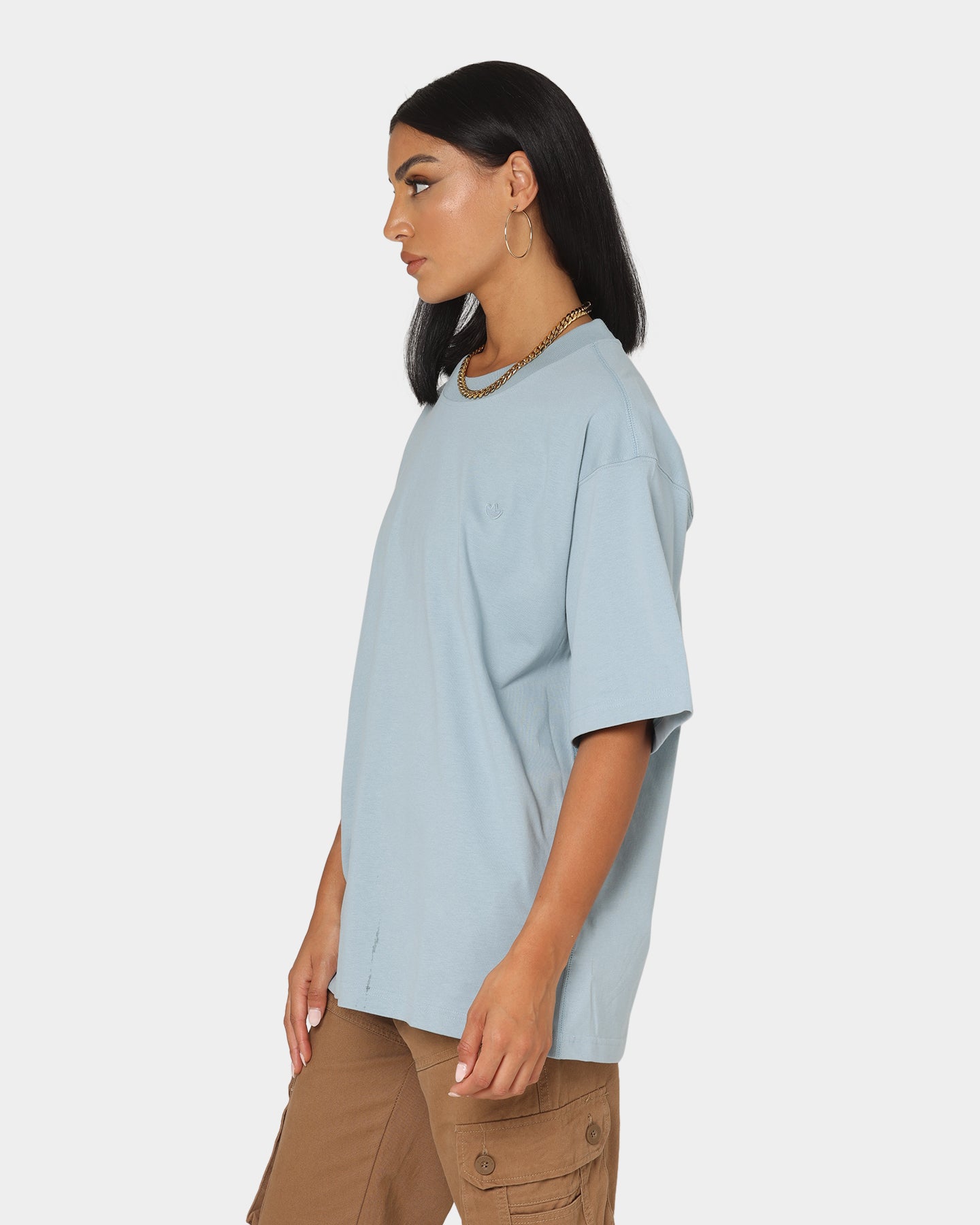 Adidas Originals Men's Classic T-Shirt - Magic Grey - Comfortable Cotton Casual Tee for Everyday Wear, Gym & Street Style