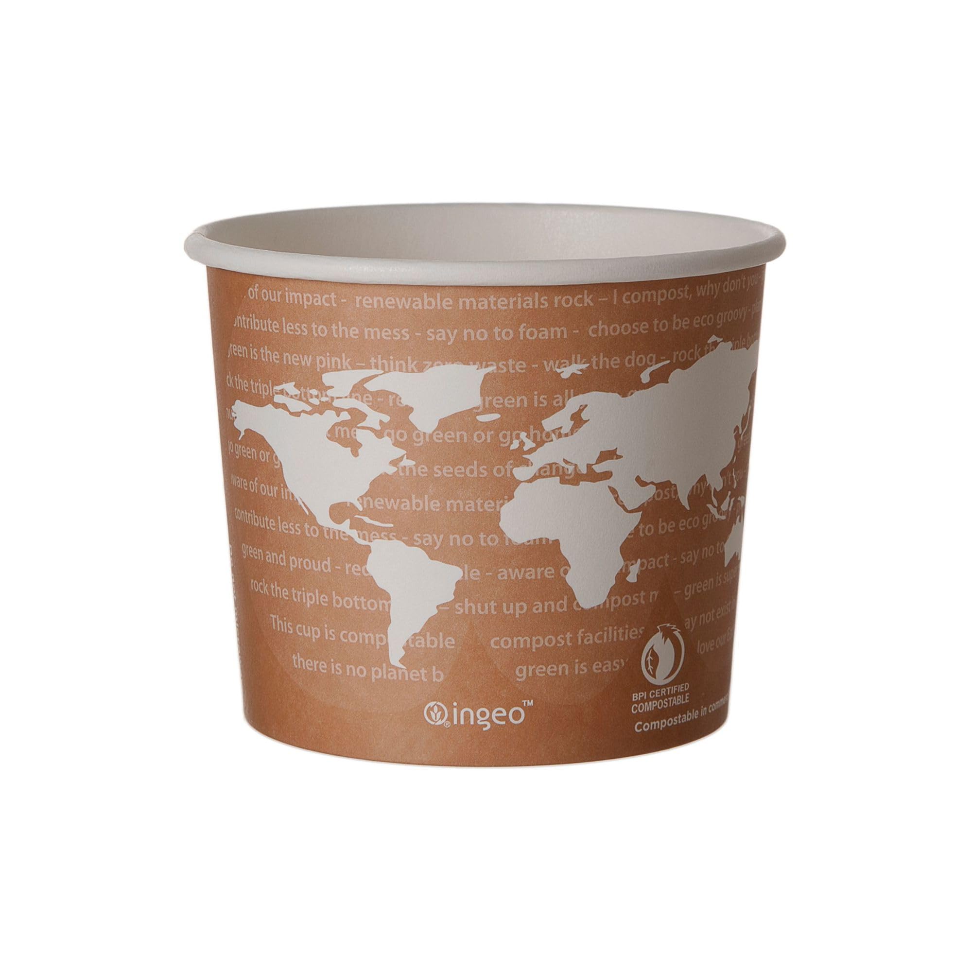 ECO-Friendly Compostable 10oz Paper Food Bowls with PLA Lining - 1000 Pack | BPI-Certified & ASTM Compliant Disposable Containers | Perfect for Restaurants, Catering, Parties & Eco-Conscious Homes
