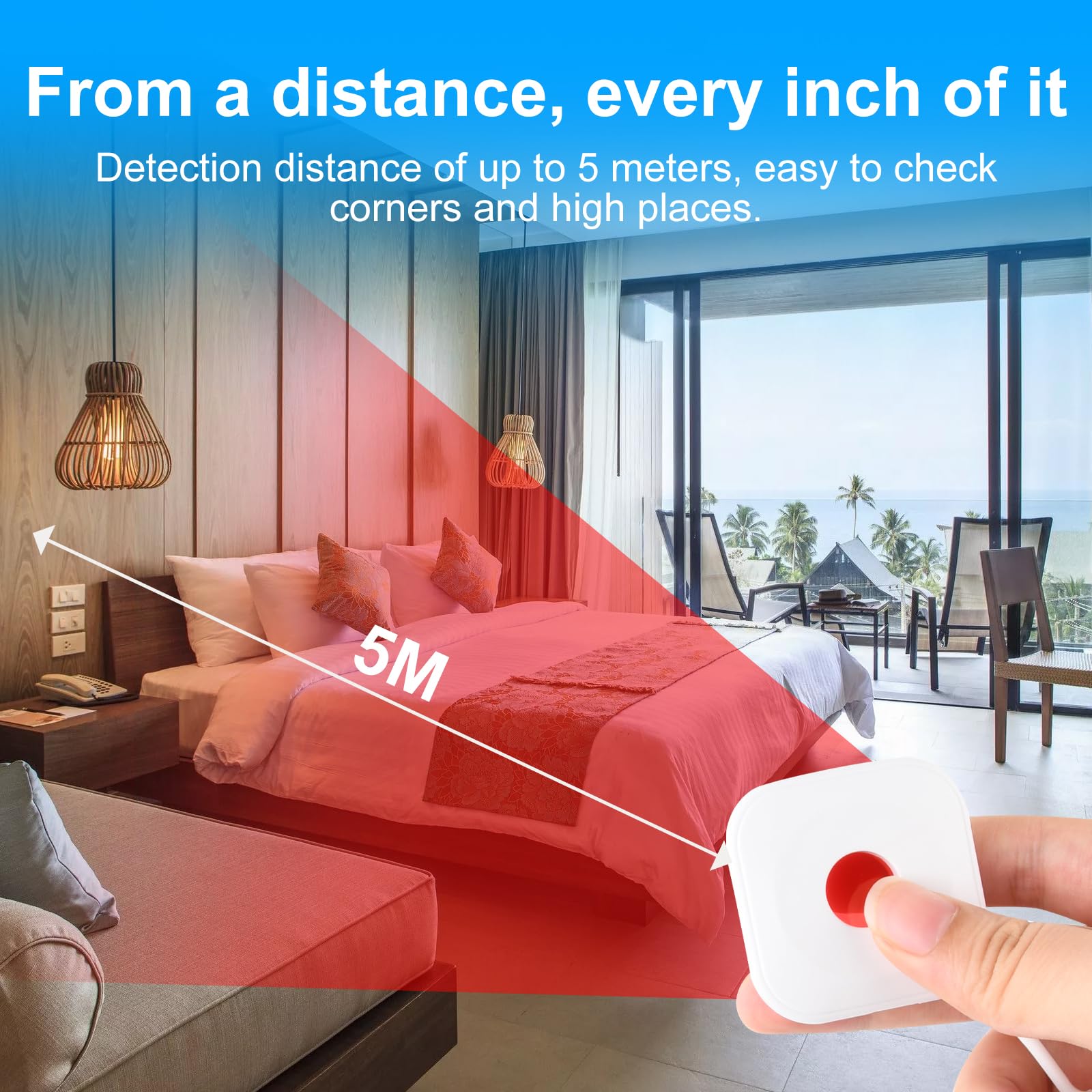 **Joyan Hidden Camera Detector - Portable Spy Camera Finder with Infrared Vision & Long Battery Life | Ideal for Offices, Hotels, Bathrooms & Travel Security**