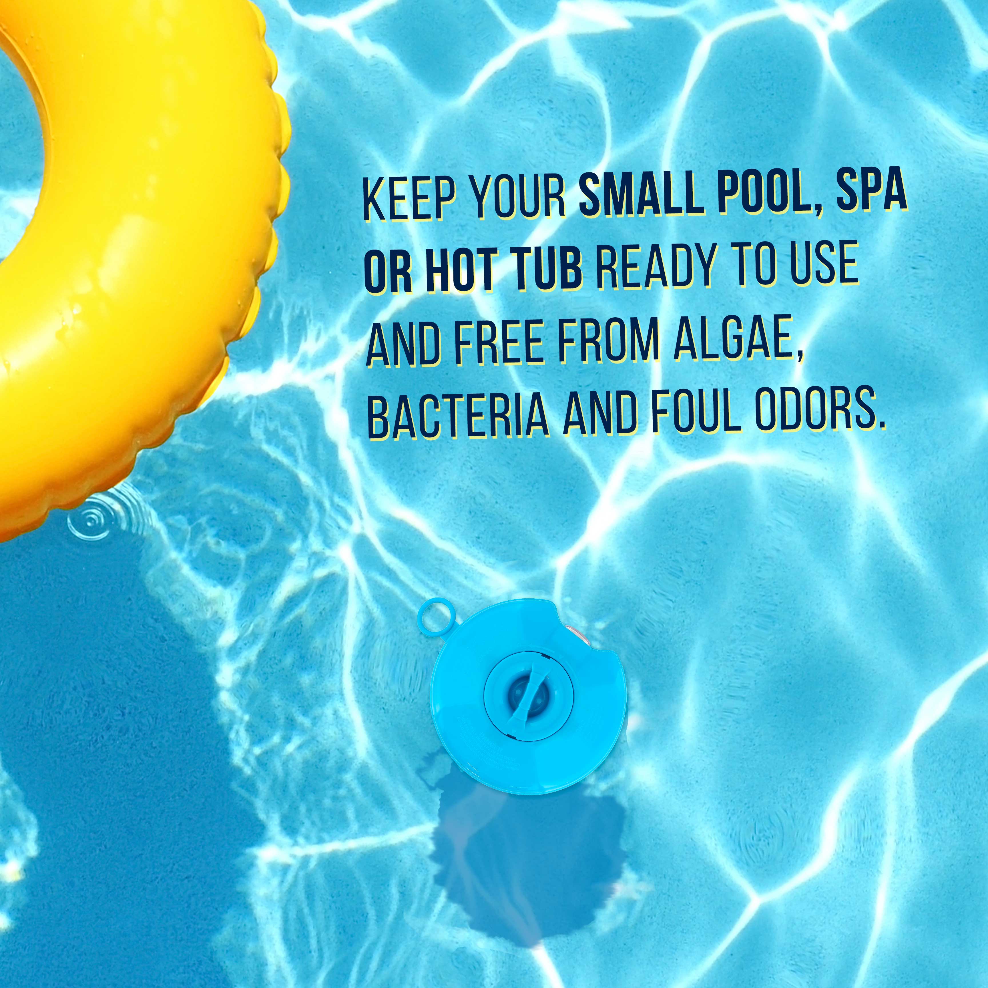U.S. Pool Supply® Floating Chlorine & Bromine Dispenser for Spas, Hot Tubs & Small Pools - 4.5