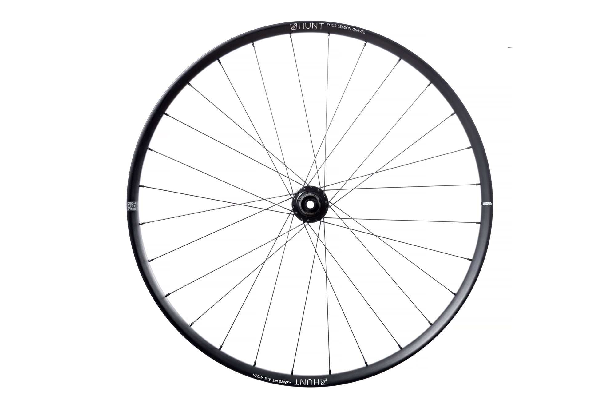 HUNT 4 Season Gravel Wheelset - Lightweight Carbon Bike Wheels for All-Terrain Cycling | Perfect for Adventure Riding, Commuting & Off-Road Trails