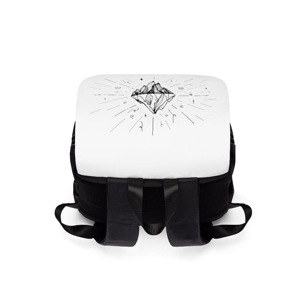 Stylish Unisex Abstract Print Backpack - Laptop Bag for Women & Men - Perfect for Work, School & Travel