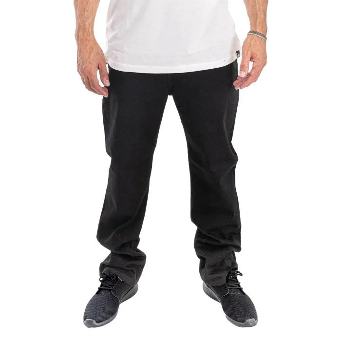 DC Workwear Straight Fit Basic Black Jeans for Men - Durable Denim Pants for Work, Casual Wear & Everyday Comfort
