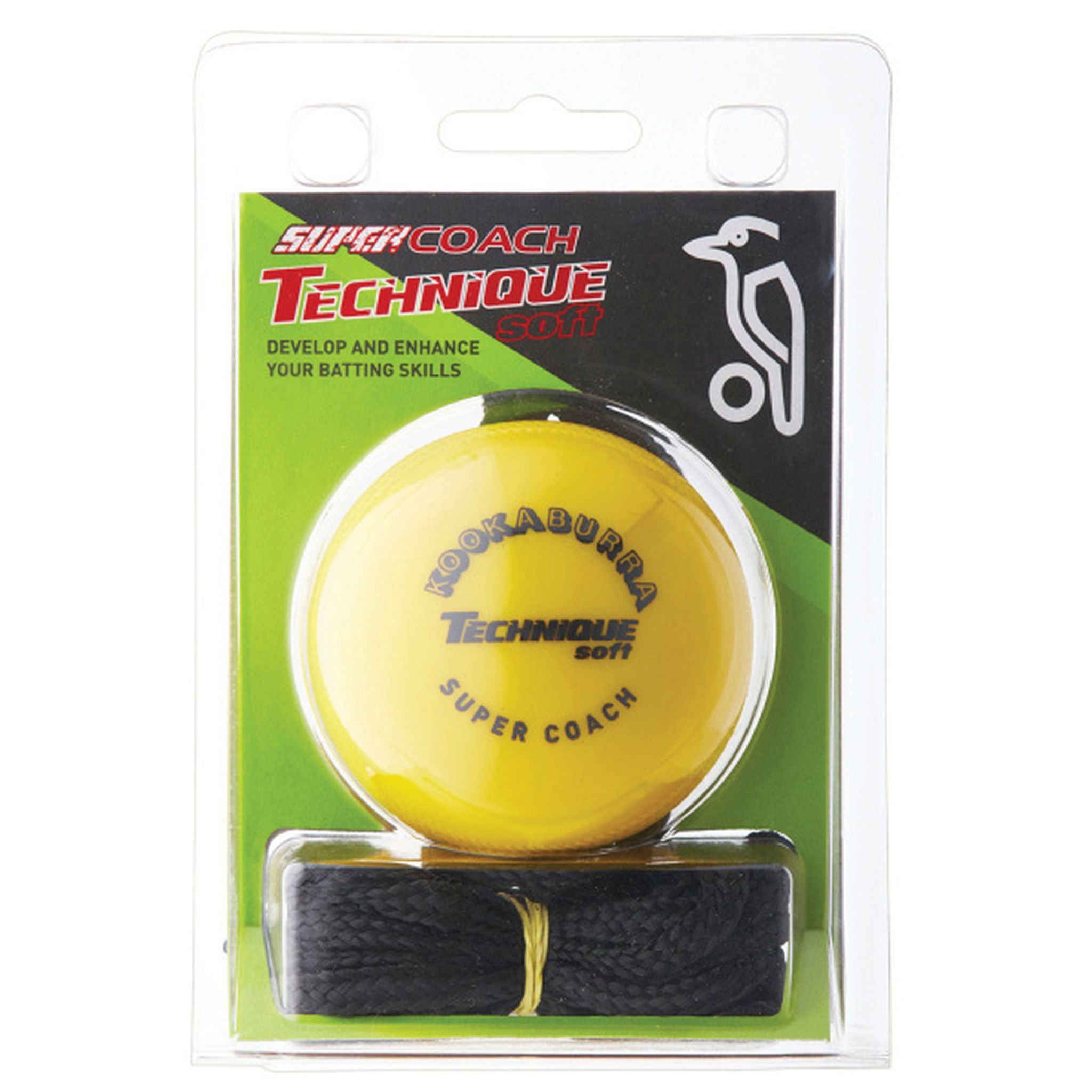Kookaburra Supercoach Technique Soft Cricket Ball - Perfect for Training, Practice & Youth Cricket Matches