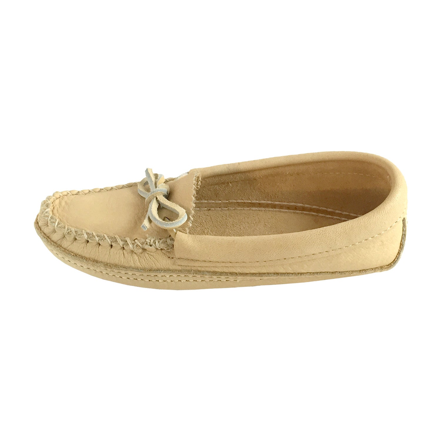Women's Soft Sole Moose Hide Leather Moccasin Slippers - Cozy Indoor/Outdoor House Shoes for Comfort & Style - Perfect for Home, Lounge & Casual Wear