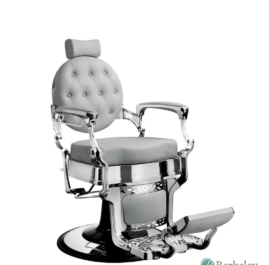 Premium Truman Barber Chair for Professional Salons & Home Grooming - Heavy Duty Hydraulic Styling Chair with Adjustable Height & Footrest - Perfect for Barbershops, Salons & Home Barber Stations