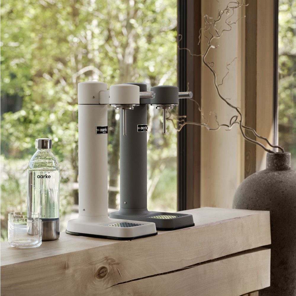 AARKE Carbonator 3 Sparkling Water Maker - Matte White Home Soda Machine for Refreshing Drinks | Perfect for Kitchen, Office & Entertaining