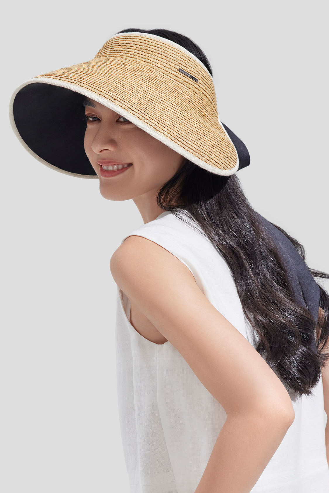 Oasys Women's UPF50+ Sun Protection Straw Hat - Wide Brim Beach Hat for Summer, Outdoor, Gardening & Travel