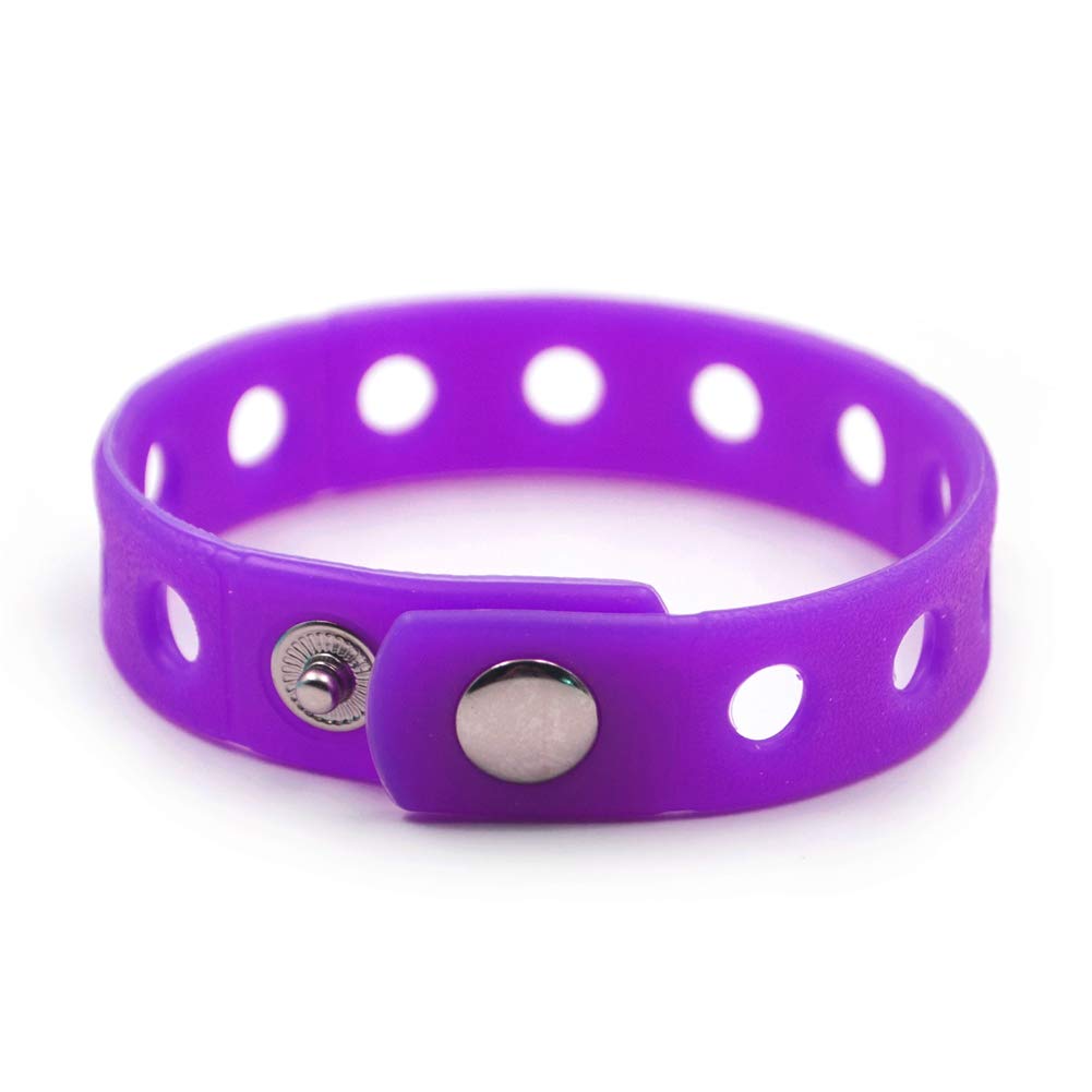 GOGO 10-Pack Adjustable Silicone Wristbands for Shoes - Customizable Rubber Bracelets for Adults - Perfect for Sports, Fashion Accessories & Shoe Charms
