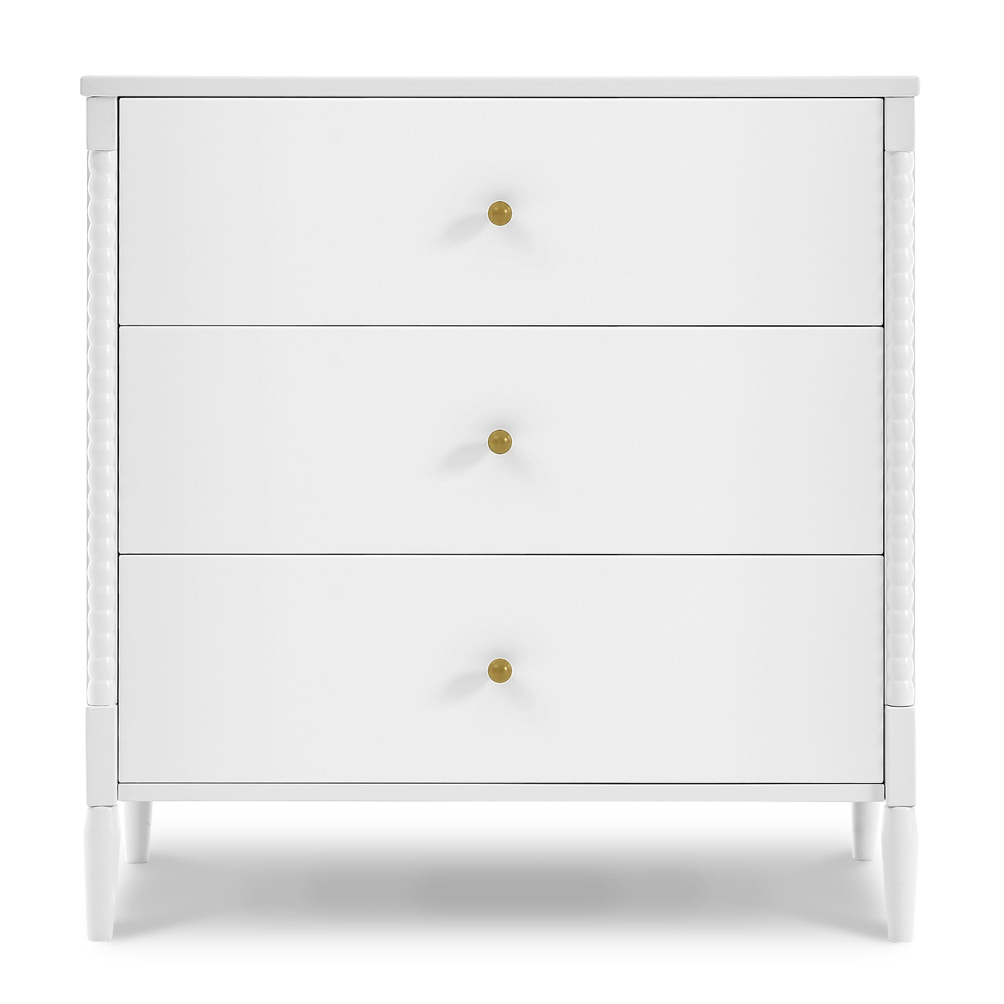 Lily 3 Drawer Dresser with Interlocking Drawers - Sturdy Bedroom Storage Furniture for Clothes, Toys & Organizing - Perfect for Kids Room, Nursery or Dormitory