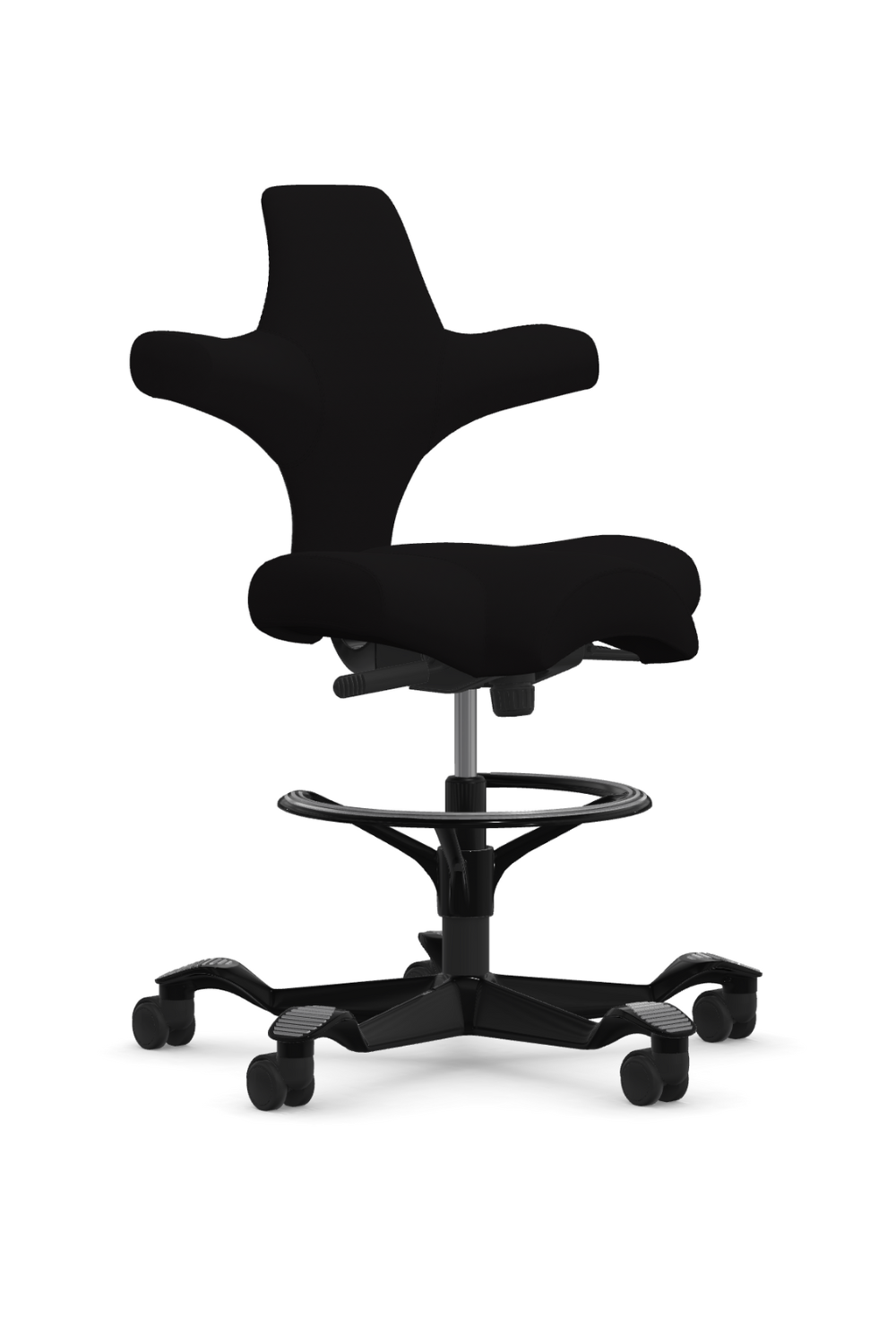HÅG CAPISCO Ergonomic Modern Task Chair (8106) by 9To5 Seating - Adjustable Office Chair for Home & Workspace - Comfortable Mesh Back Support for Long Hours Sitting