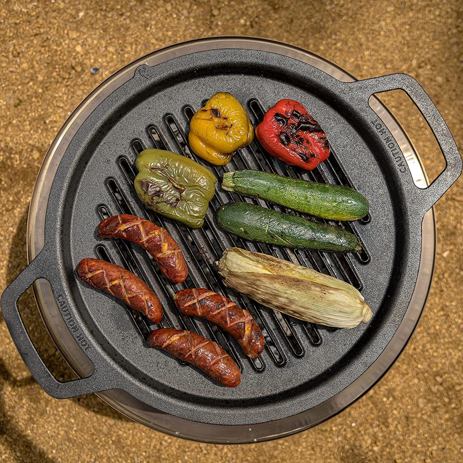 Solo Stove Yukon 2.0 Cast Iron Grill & Smokeless Fire Pit Bundle - Portable Wood Burning Outdoor Cooking Set with Stand, Grill Hub & Removable Ash Pan - 26.25in Height x 25.75in Diameter - Perfect for Backyard BBQs, Camping Trips & Patio Gatherings
