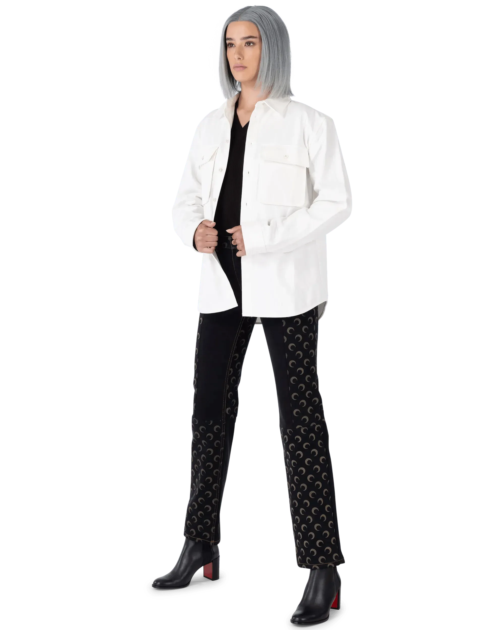 Moon Denim Straight Jeans for Women - High Waist Slim Fit Stretch Comfortable Jeans | Perfect for Casual Wear, Office & Date Night