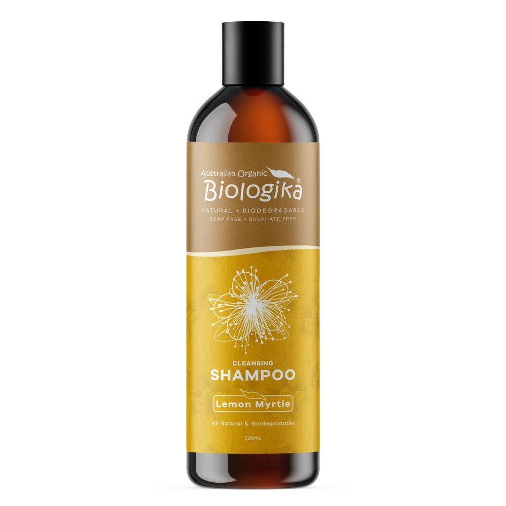 Biologika Natural Shampoo with Lemon Myrtle Extract - Gentle Cleansing for All Hair Types - Perfect for Daily Use & Sensitive Scalp Care