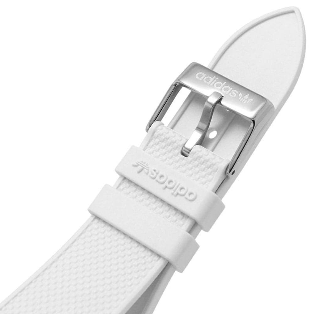 Adidas Originals Unisex White Dial Resin Strap Watch AOST23047 - Stylish Casual & Sports Timepiece for Men and Women