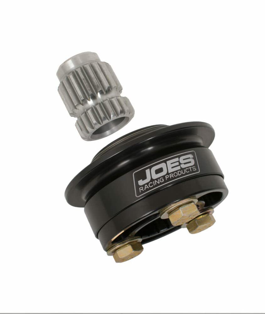 JOES Racing 360 Type Steering Quick Disconnect Adapter Assembly - Universal Steering Wheel Quick Release for Drift Racing, Track Cars & Off-Road Vehicles