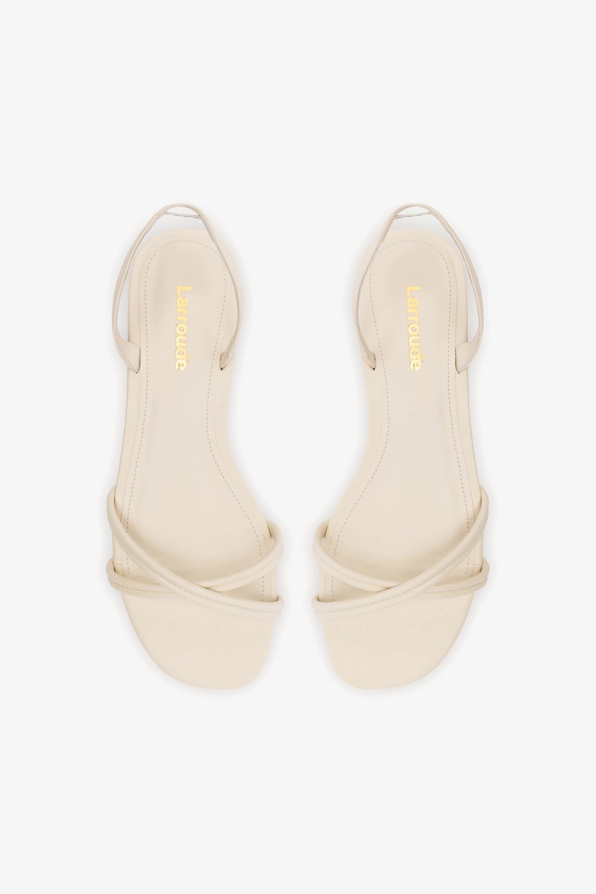 Annie Women's Flat Shoes in Ivory Genuine Leather - Comfortable & Stylish for Work, Travel & Casual Wear