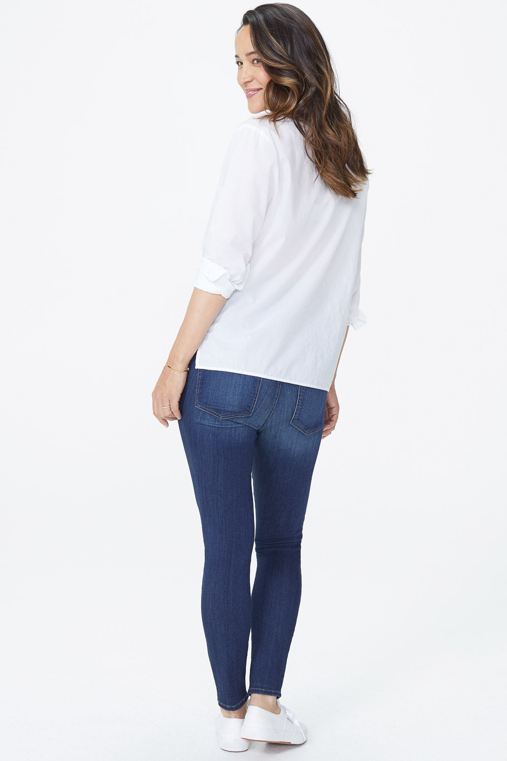 Ami Skinny Maternity Jeans for Women - Stretch Comfort Fit Pregnancy Denim Pants - Perfect for Work, Casual Wear & Everyday Comfort