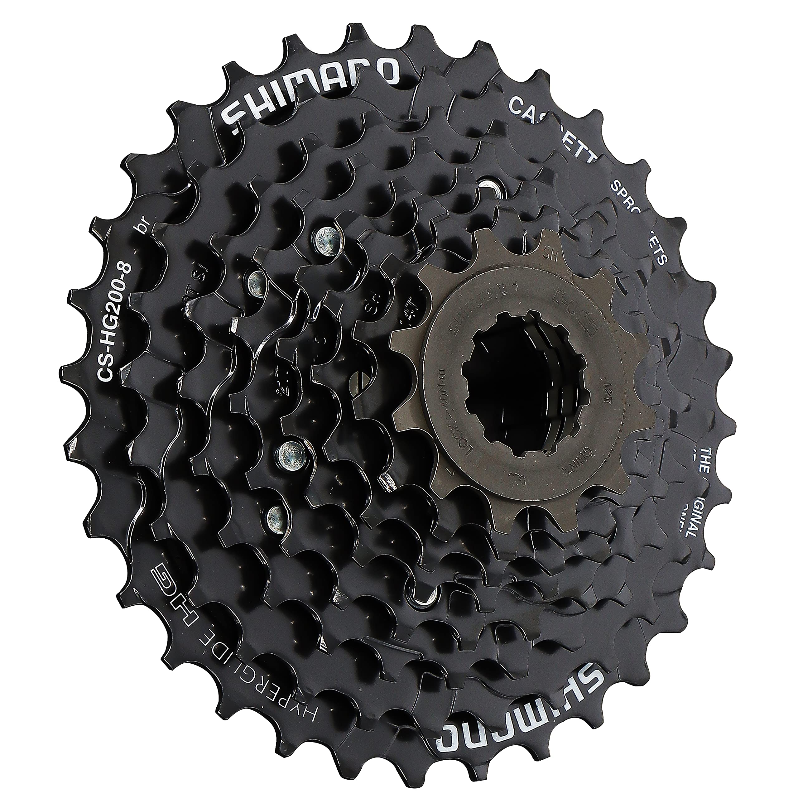 Hycline 8-Speed Bike Cassette CS-HG200 - 12-32 Teeth Bicycle Sprocket for Road & Mountain Bikes - Perfect for Commuting, Racing & Off-Road Cycling