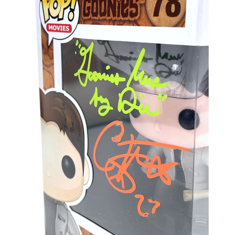 Corey Feldman Autographed Never Die Funko Pop The Goonies Mouth 78 JSA COA - Limited Edition Collectible for Movie Fans & Pop Culture Enthusiasts - Perfect for Display in Home Theater, Office, or Comic Book Collection