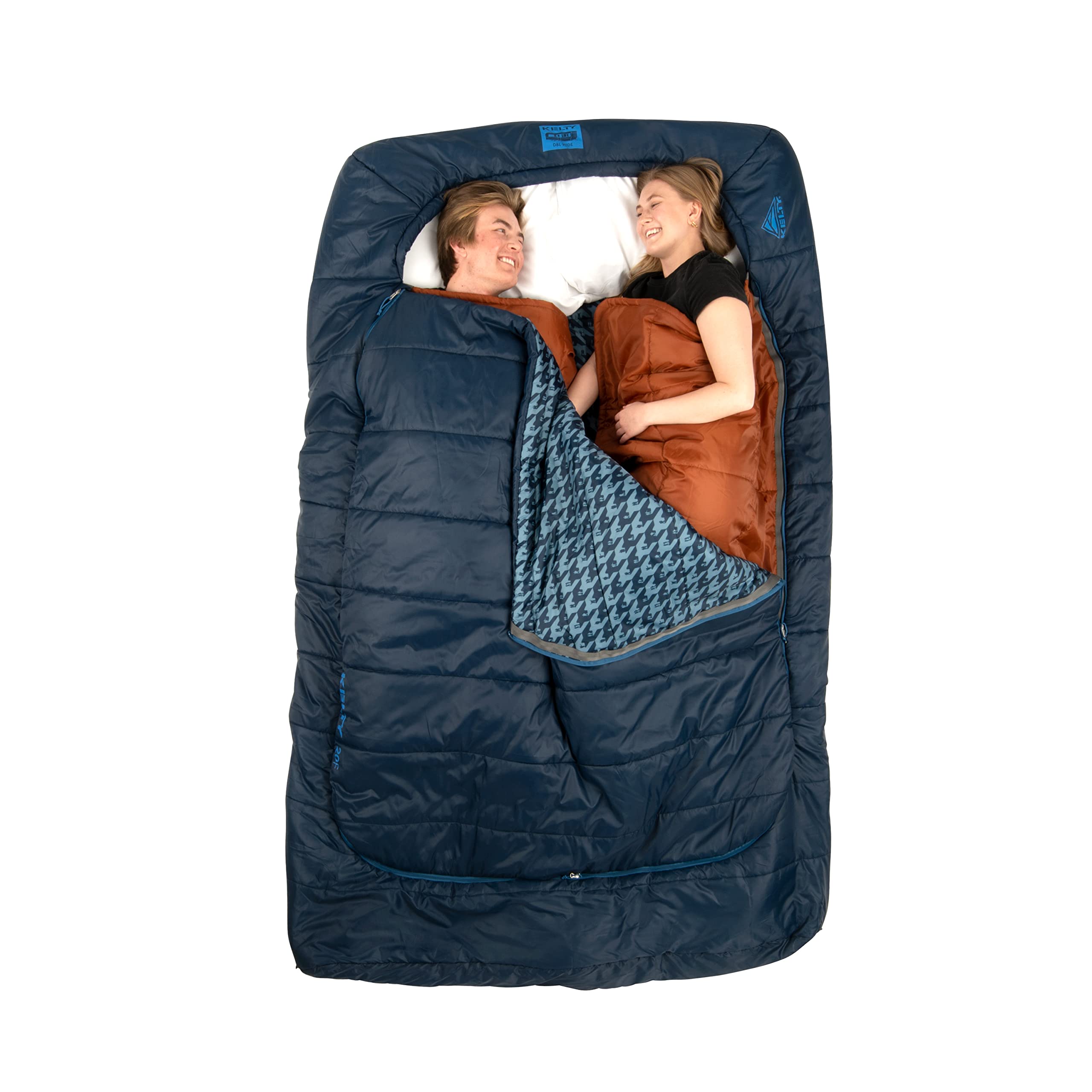 Kelty Tru.Comfort Doublewide 20 Degree Sleeping Bag - 2 Person Synthetic Camping Sleeping Bag for Couples & Family | Warm & Spacious for Backpacking, Hiking & Outdoor Adventures
