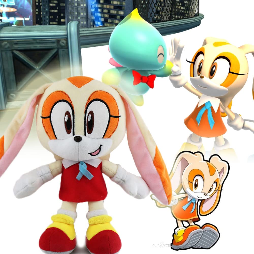 Sonic EXE Plush Toy - Soft Stuffed Animal Doll for Boys & Kids - Perfect Gift for Birthday & Christmas - Playtime, Bedtime & Collectible Fun (Cream)