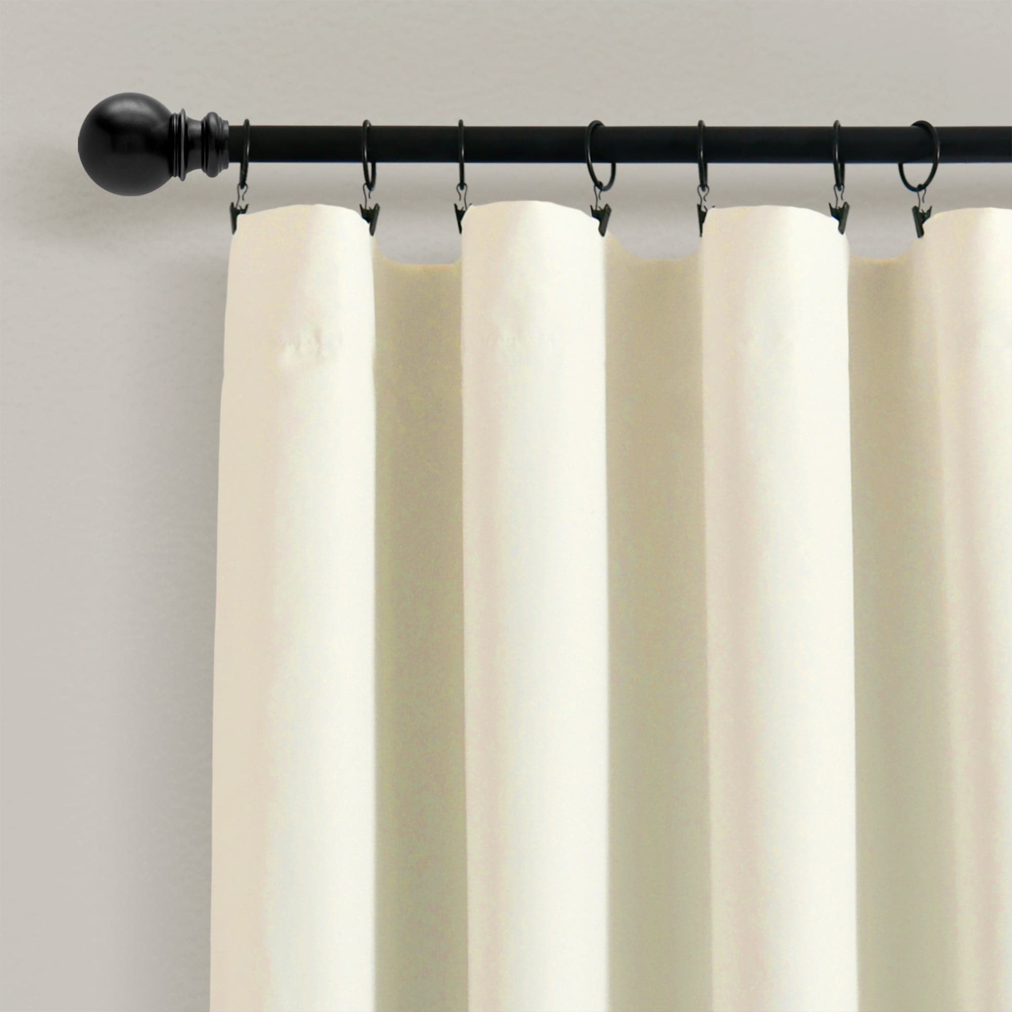 Allison Ruffle 100% Blackout Window Curtain Panel - Thermal Insulated Room Darkening Drapes for Bedroom, Living Room & Nursery - Noise Reducing & Energy Efficient Home Decor