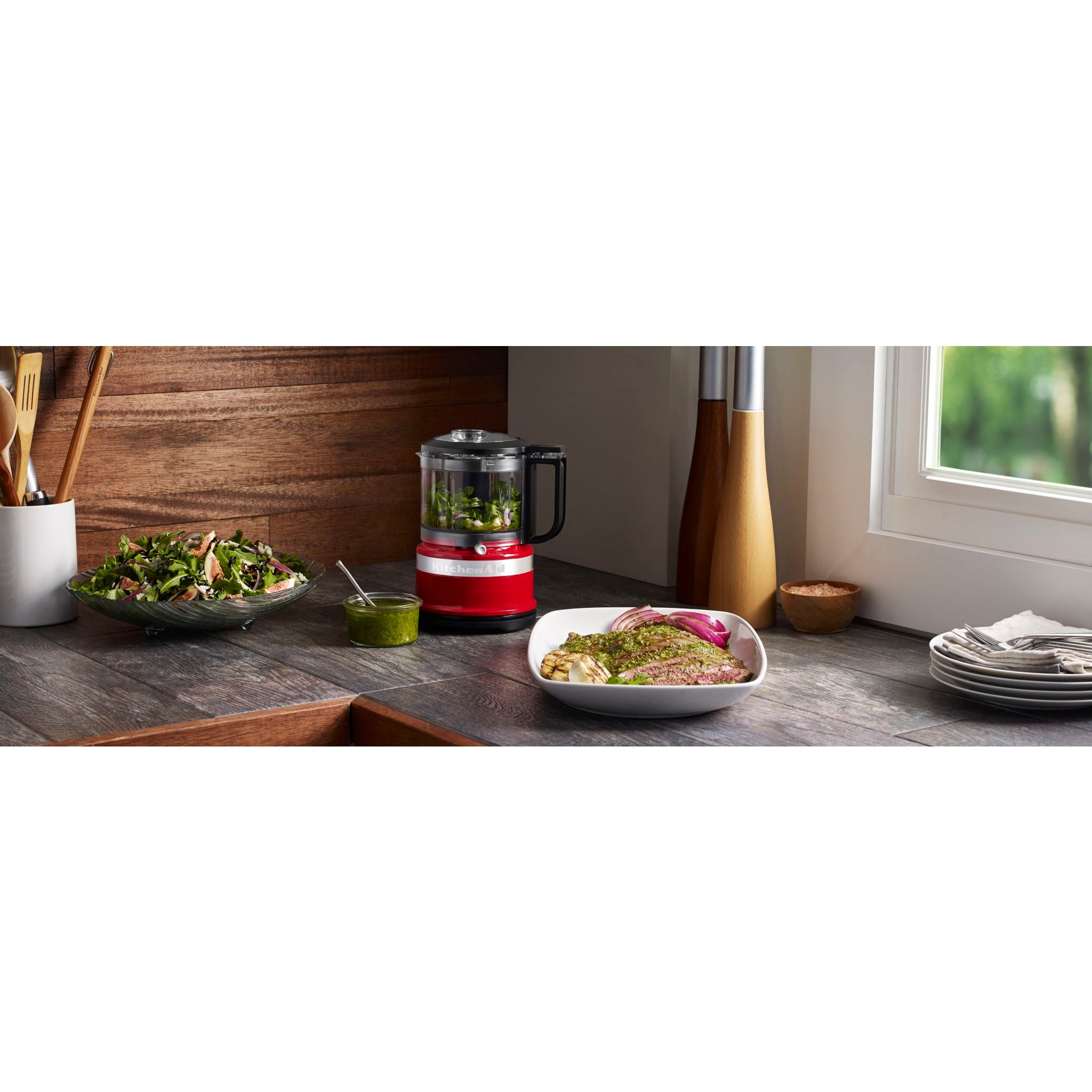 3.5 Cup Food Chopper - Mini Vegetable Chopper & Food Processor for Kitchen - Perfect for Chopping Onions, Nuts, Herbs - Great Gift for Home Cooks & Cooking Enthusiasts