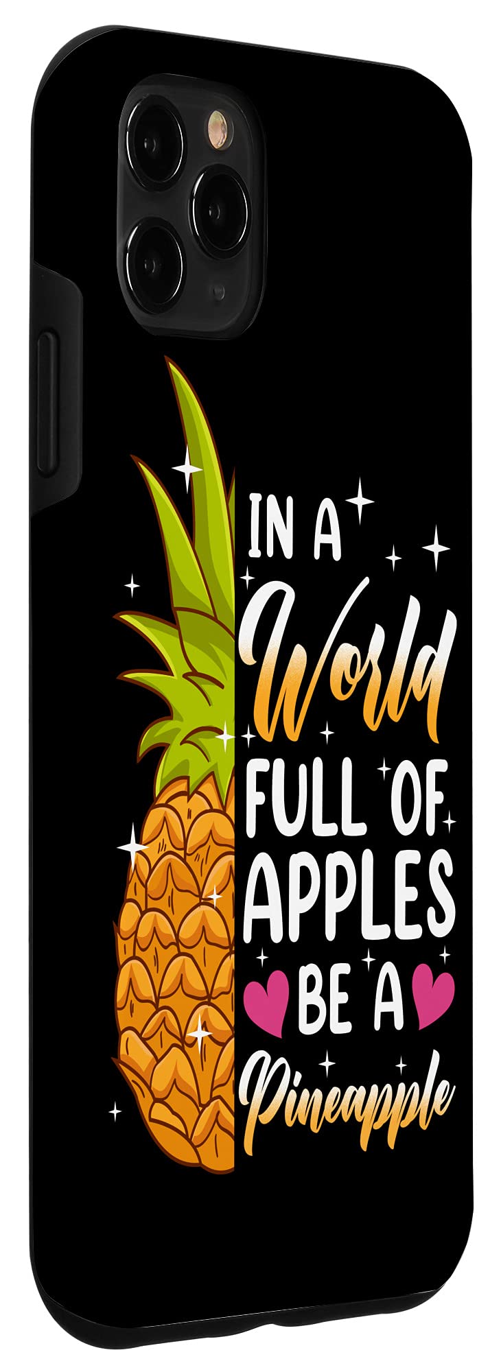iPhone 11 Pro Max Case - Pineapple Friendship Design - Durable Protective Cover for Apple iPhone 11 Pro Max - Perfect for Everyday Use, Travel & Gifts