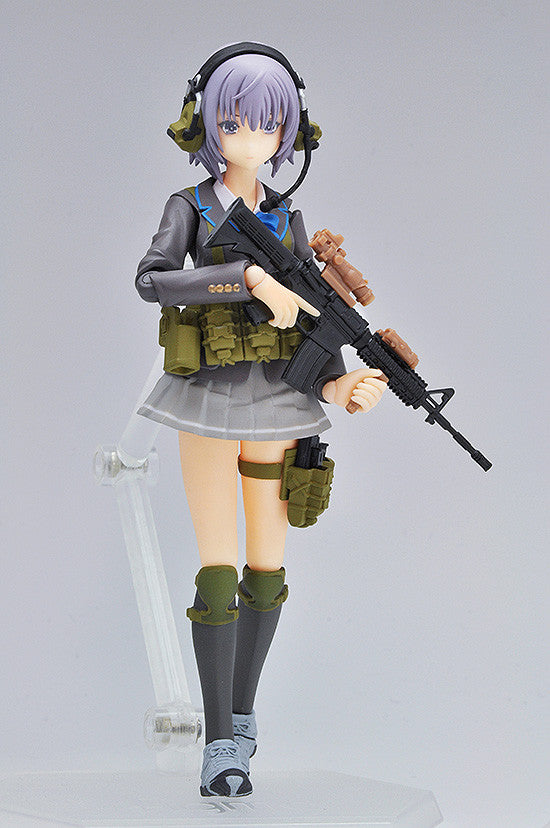Figma SP 071 Asato Miyo Little Armory Action Figure - TomyTec Collectible Anime Model Kit for Display & Cosplay Scenes