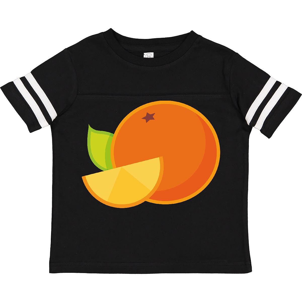 Inktastic Orange Fruit Youth T-Shirt - Fun & Colorful Kids Graphic Tee for Boys & Girls | Perfect for School, Playdates & Summer Outfits