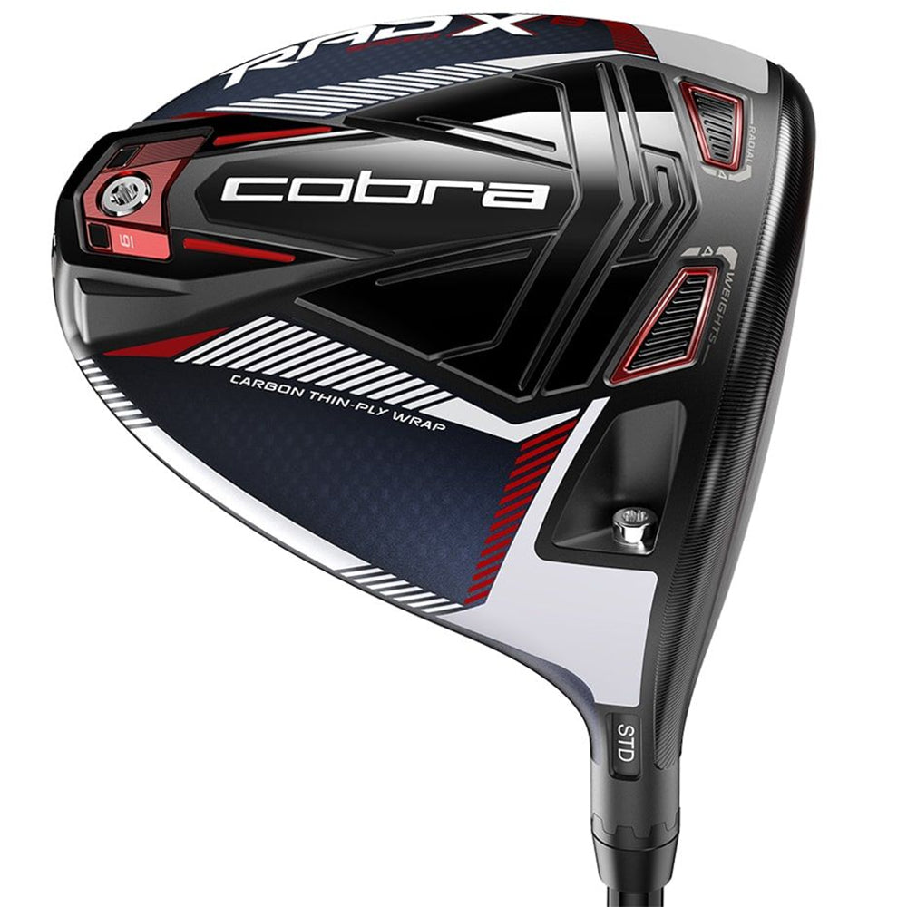 Cobra King Rad X Men's Right Hand Golf Driver - High Performance Titanium Driver for Maximum Distance & Accuracy | Perfect for Golfers Seeking Power & Control on the Course