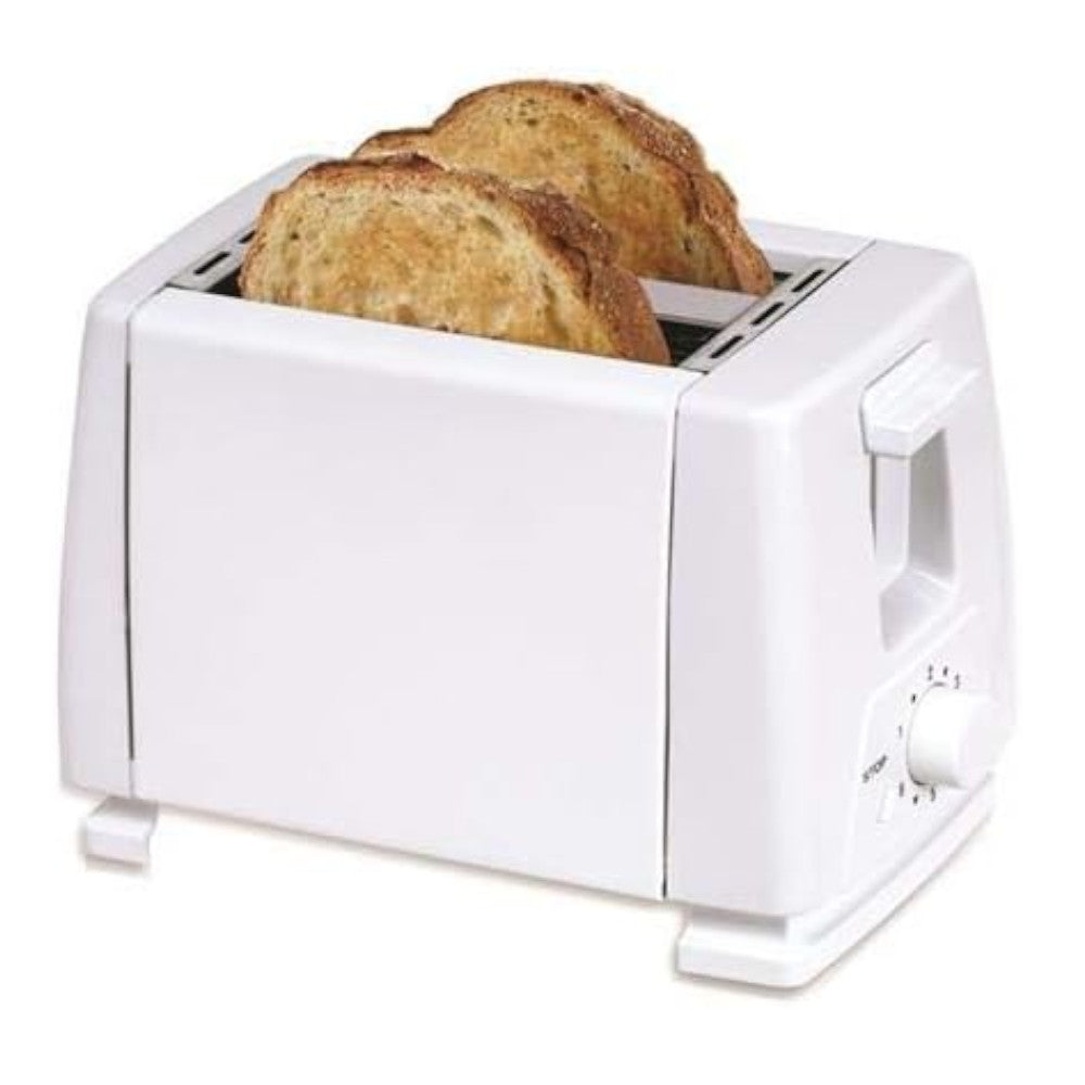 HAUZ ATS1985 2-Slice Toaster in Grey - Perfect for Breakfast, Kitchen & Small Spaces | Compact Toaster for Bagels, Bread & Pastries