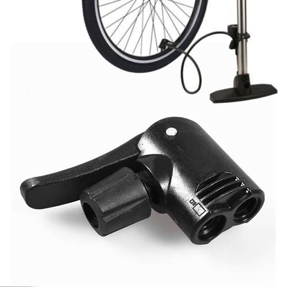 3-in-1 Bike Pump Adapter - Dual Head Valve for Tires & Tubes | Cycling Accessories