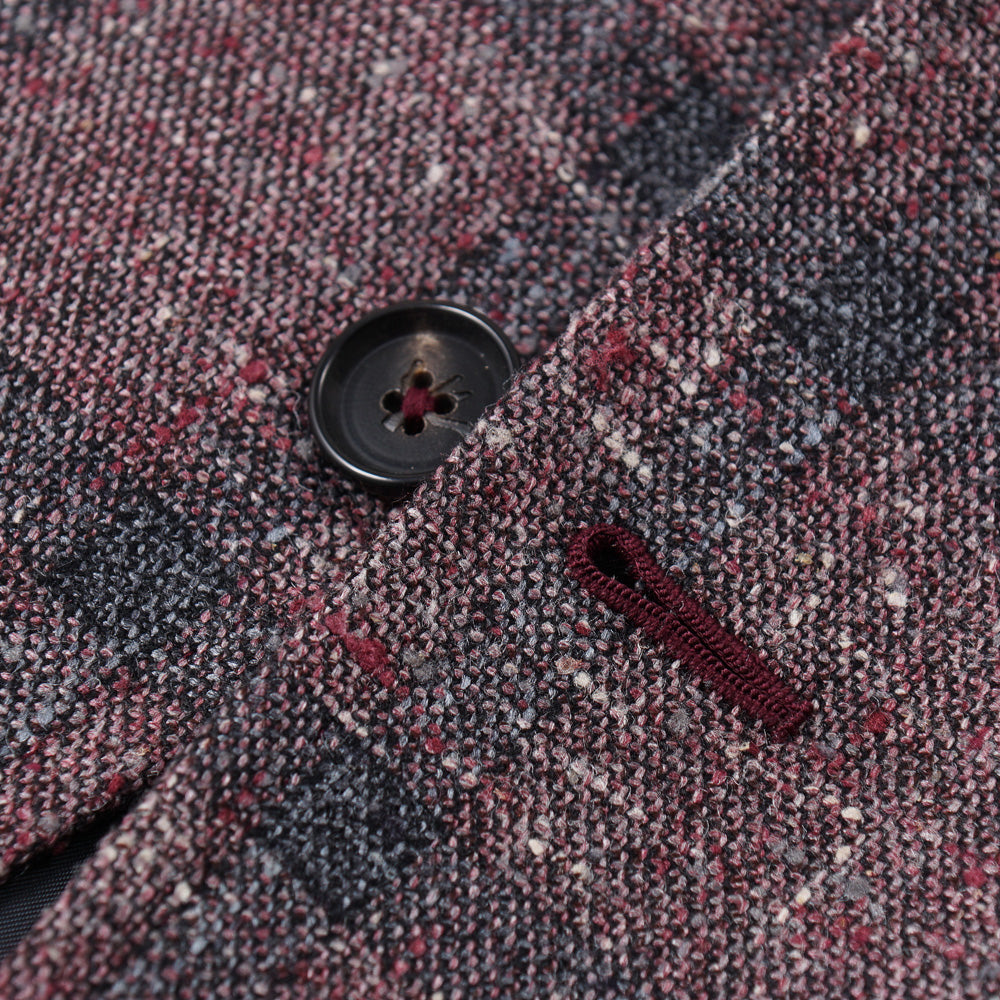 Premium Isaia Melange Silk Wool Cashmere Sport Coat for Men - Luxury Italian Tailored Blazer for Business, Weddings & Formal Occasions