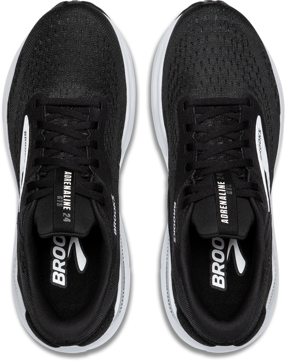 Women's Adrenaline GTS 24 Running Shoes - Black/White (Size 087) | Lightweight Cushioned Sneakers for Jogging, Gym Workouts & Daily Walking