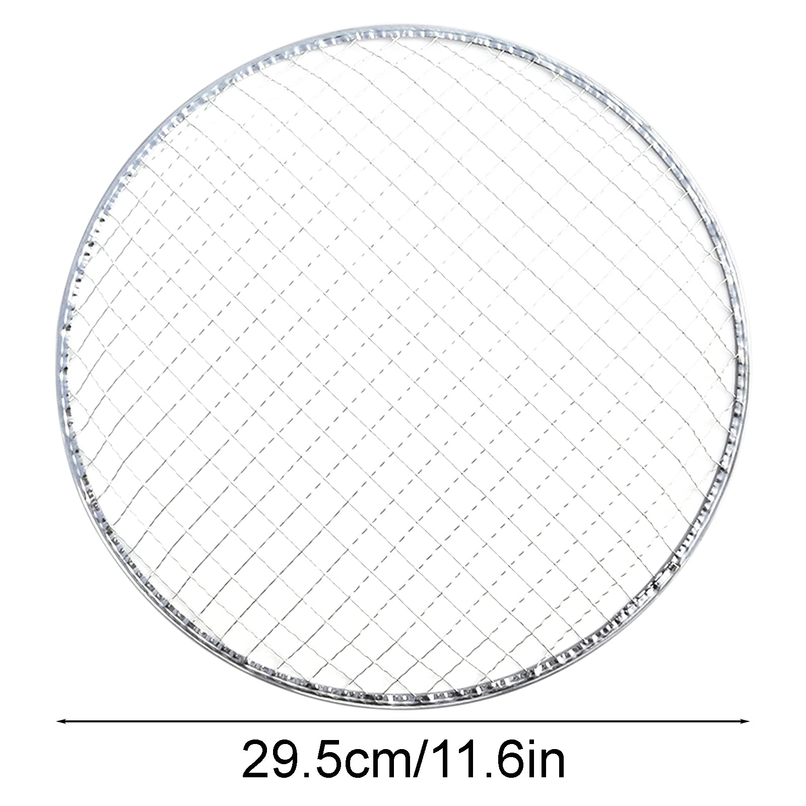 5Pcs Disposable Grill Mats - 11.6 Inch Round Non-Stick BBQ Cooking Racks for Outdoor Grilling, Camping & Picnics | Perfect for Barbecue, Flower Arrangement & Party Serving