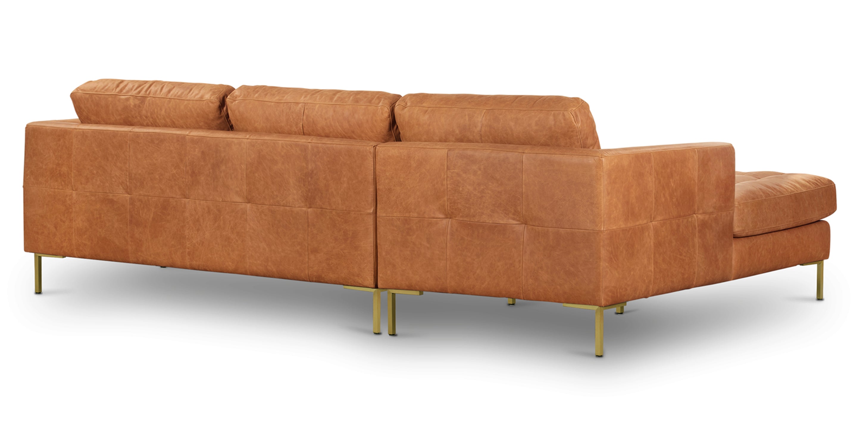 Modern Left Facing Sectional Sofa with Reversible Chaise - Comfortable L-Shaped Couch for Living Room, Family Room & Small Spaces - Perfect for Movie Nights & Relaxing