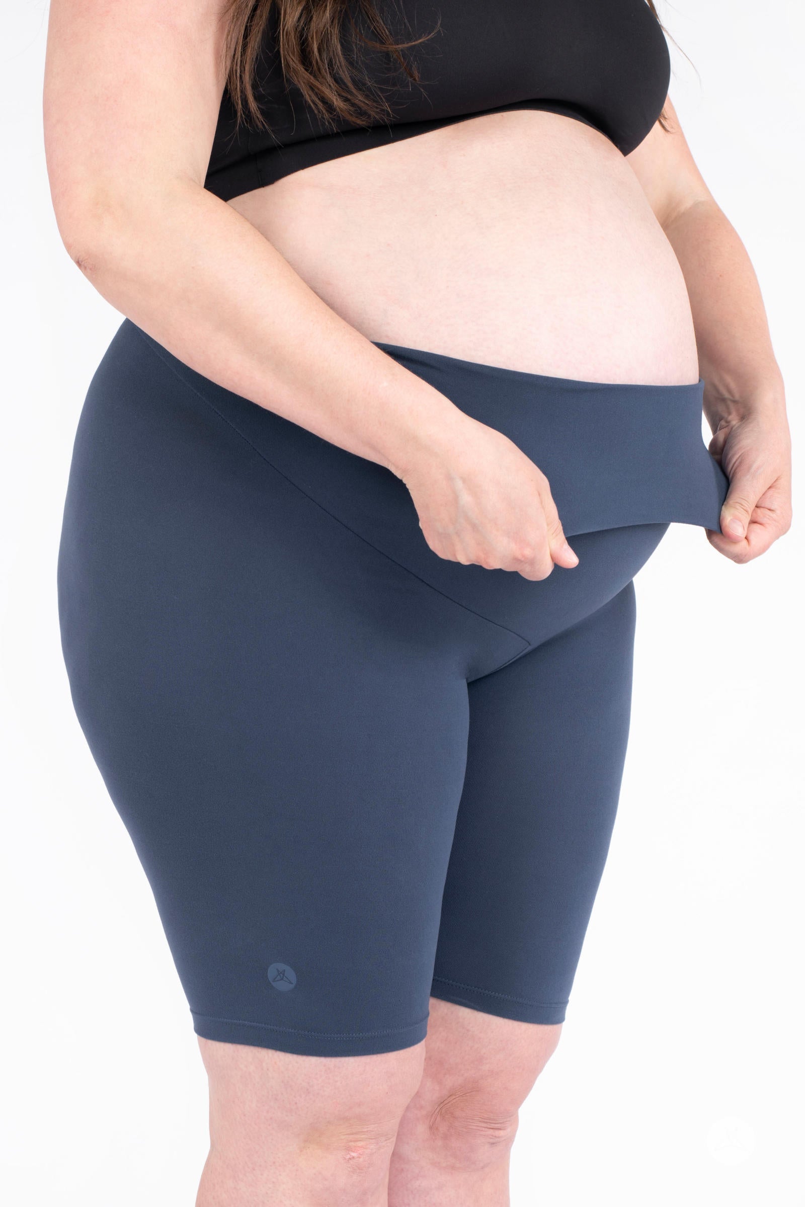 Best Maternity Biker Shorts for Pregnancy - High Waisted Stretchy Workout Shorts for Women - Perfect for Yoga, Running & Lounge Wear