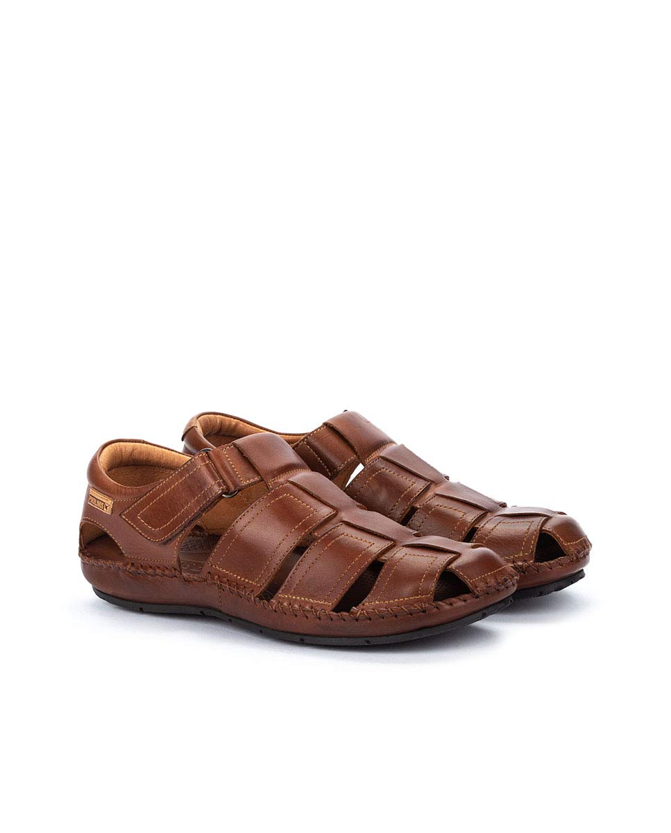 PIKOLINOS Men's Leather Flat Sandals - Comfortable & Stylish Tarifa Design for Casual Wear, Beach, and Summer Outings