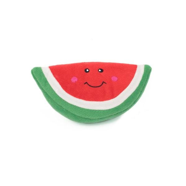 ZippyPaws NomNomz Watermelon Squeaky Dog Toy - Fun Chew Toy for Small & Medium Dogs - Perfect for Playtime, Training & Outdoor Activities