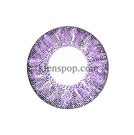 Happy Violet (Brianna) Colored Circle Contact Lenses (2Pcs) - 6 Month Comfort Wear - Perfect for Cosplay, Halloween & Eye Enlargement Effect