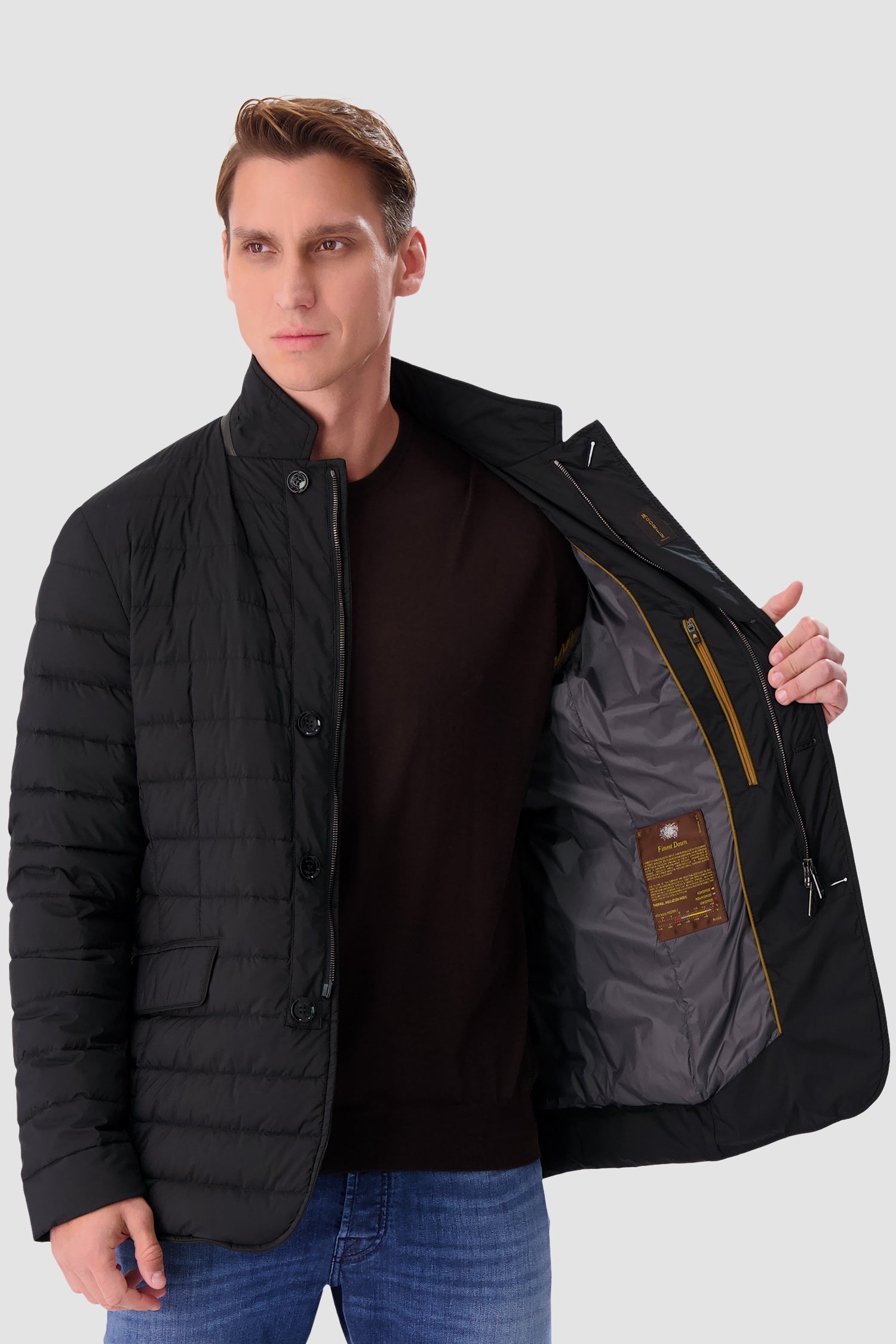 Moorer Black ZAVYER S3 Jacket - Waterproof Windbreaker for Men & Women | Outdoor Hiking, Camping & Travel Essentials