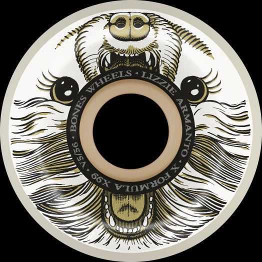 Bones X99 Armanto Alma Mutter V5 Sidecut 58mm Skateboard Wheels - High Performance for Street and Park Skating